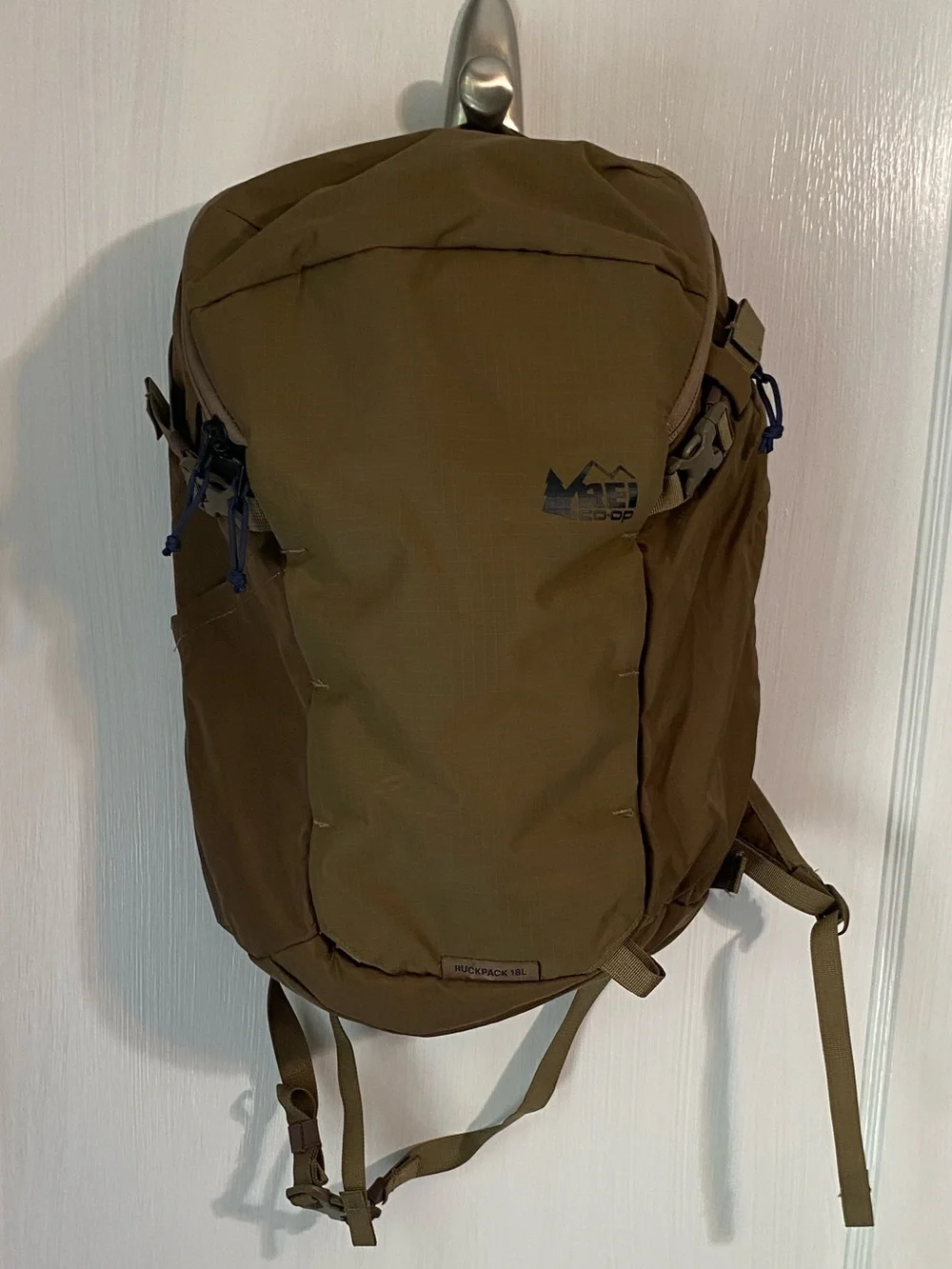 REI brown backpack